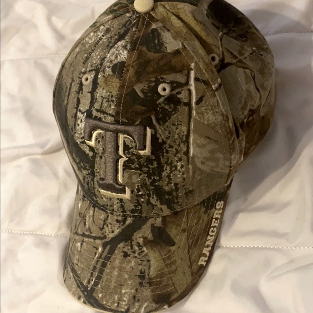 5/$25 Texas Rangers Women’s Camo Adjustable Hat